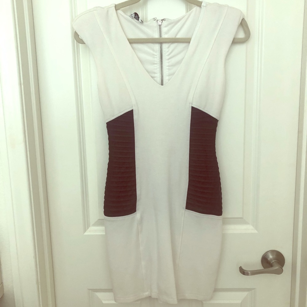 Bebe Dress with side panels